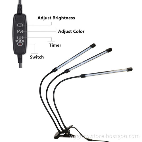 Hottest clamp-on led grow light fixture 30W